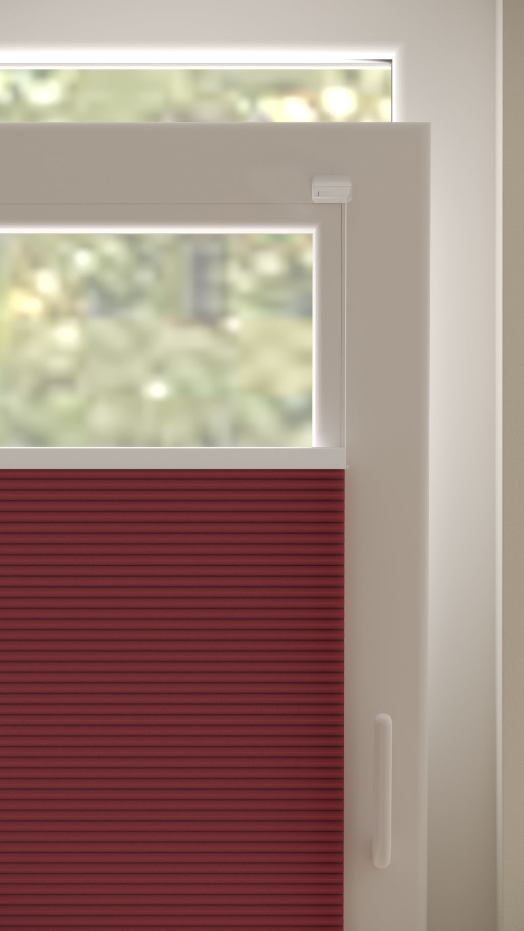 Plissé Gordijn Monaco Rood 06 Draai Kiep Afbeelding 2