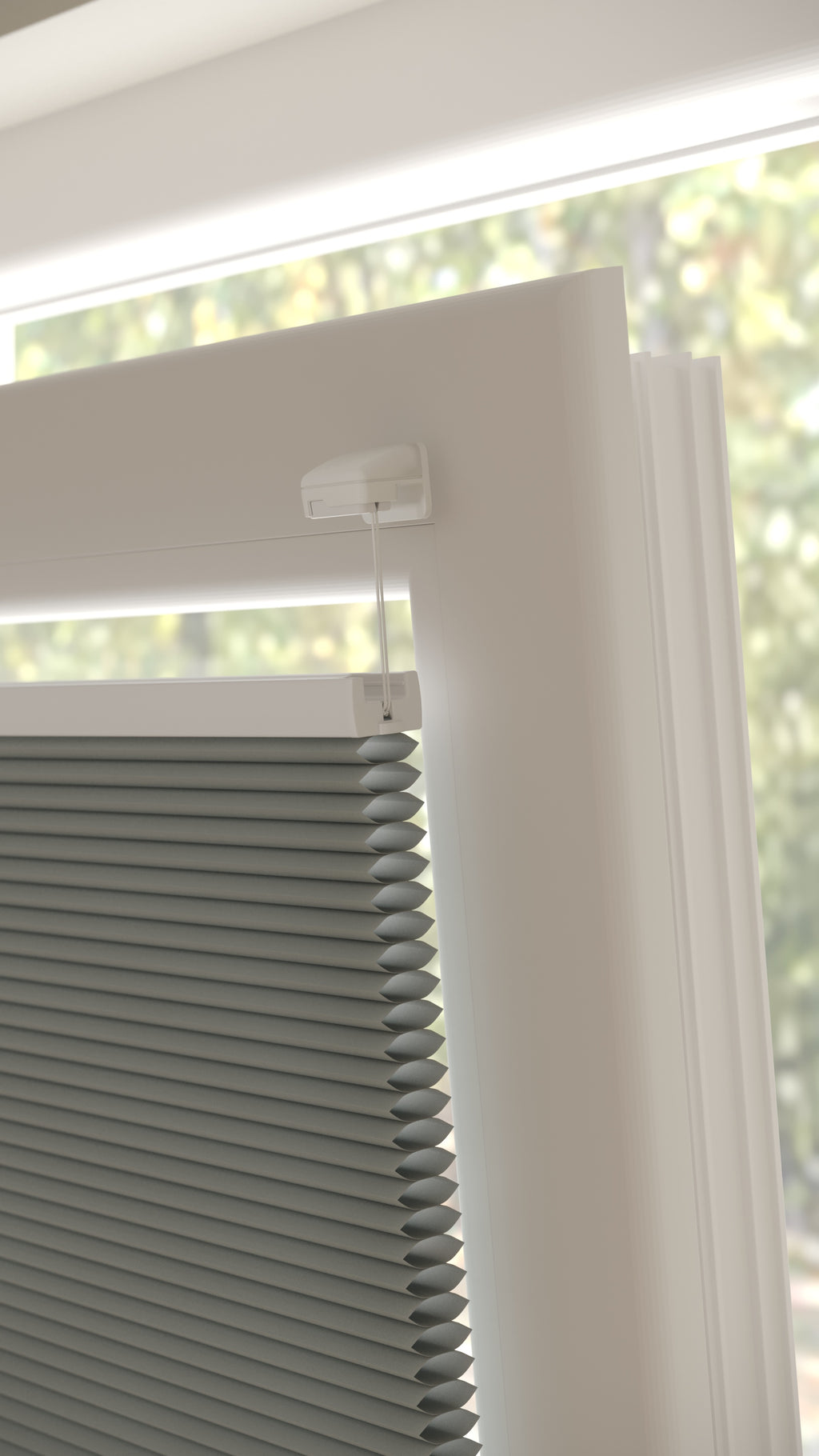 Plissé gordijnen Monaco Grijs 11 - Draai/kiep