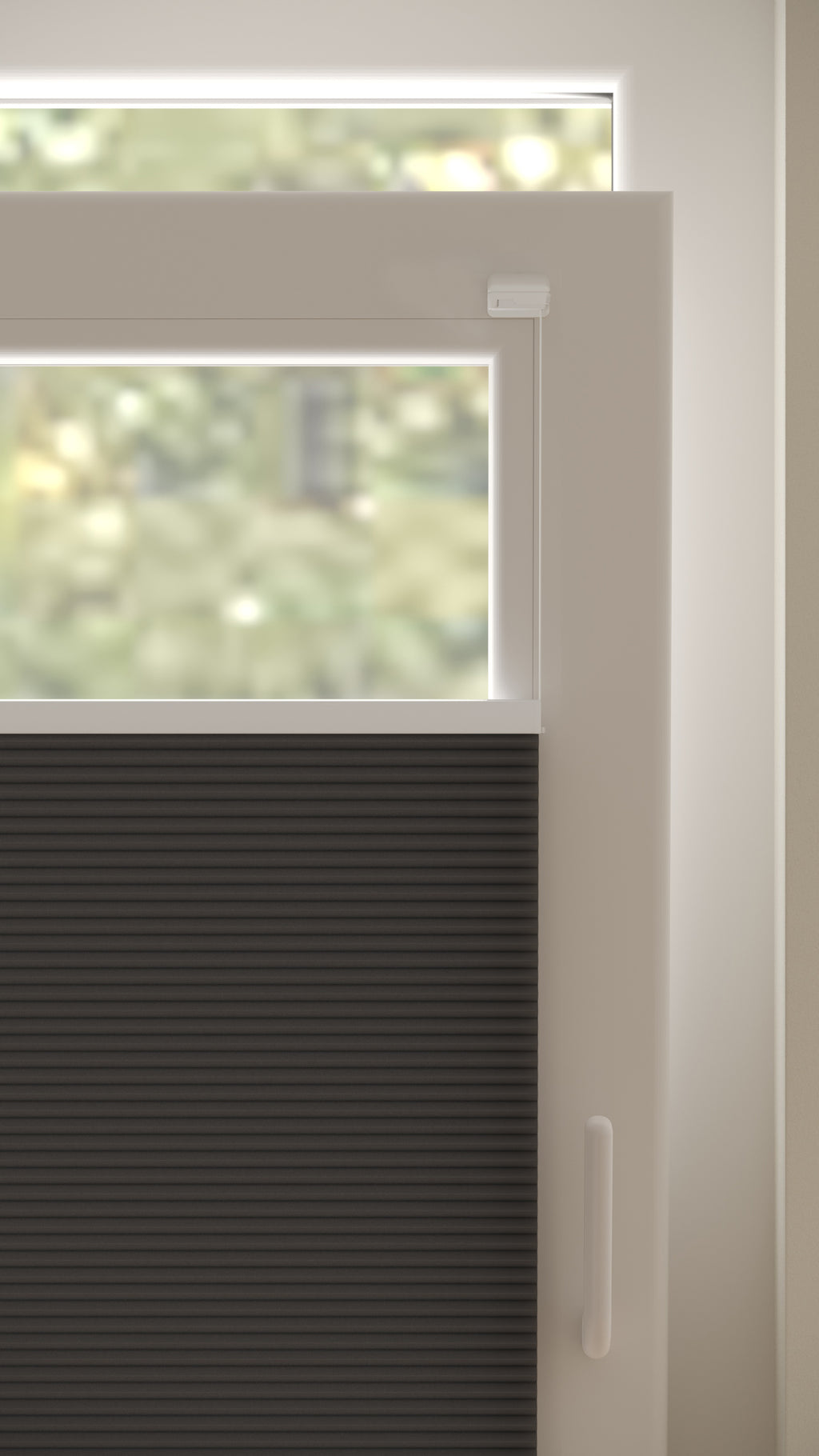 Plissé Gordijn Monaco Antraciet 12 Draai Kiep Afbeelding 2