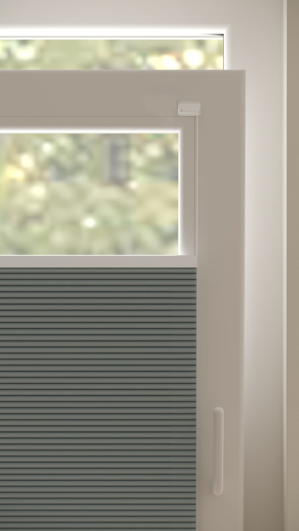 Plissé Gordijn Monaco Grijs Verduister 11 Draai Kiep Afbeelding 2