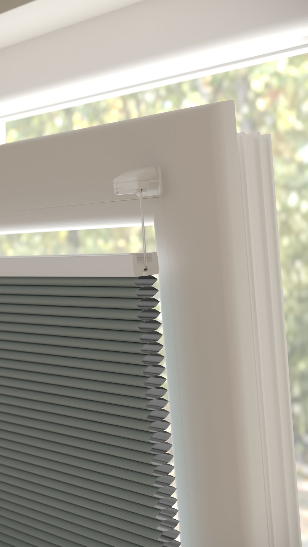 Plissé gordijnen Monaco Grijs Verduister 11 - Draai/kiep