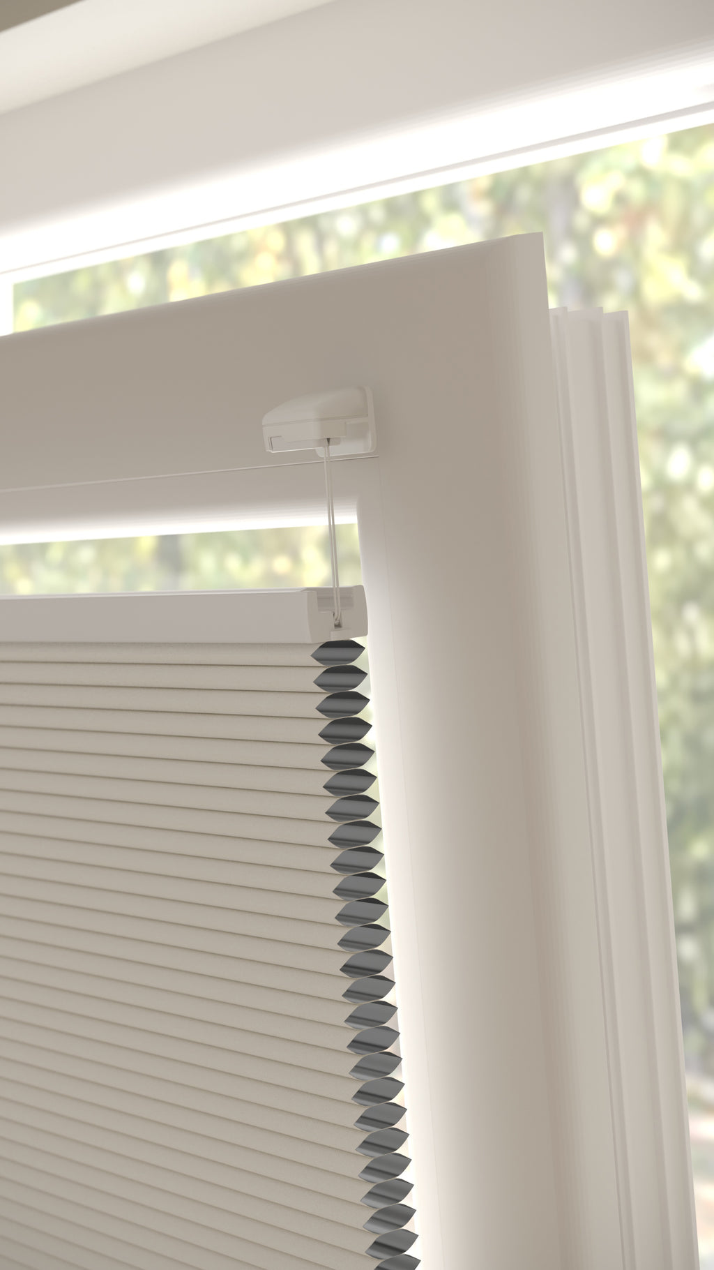 Plissé gordijnen Parijs Lichtbeige Verduister 5110 - Draai/kiep