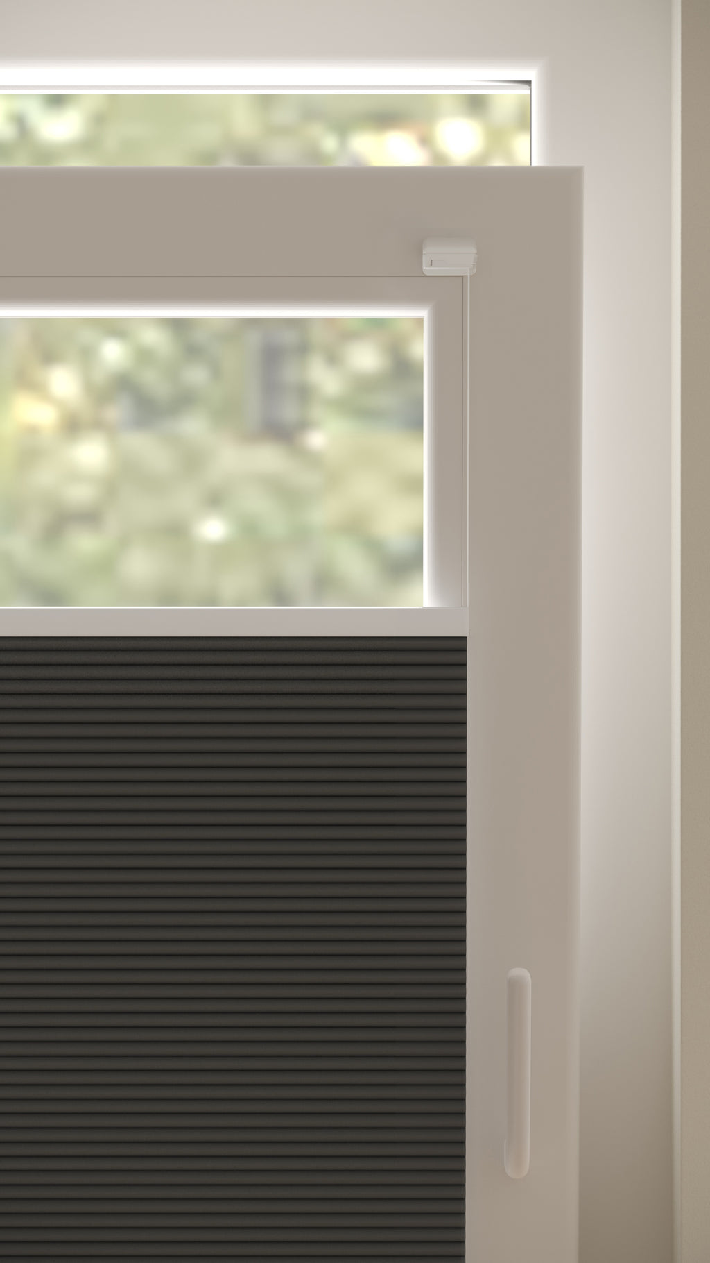 Plissé Gordijn Parijs Antraciet Verduister 5200 Draai Kiep Afbeelding 2