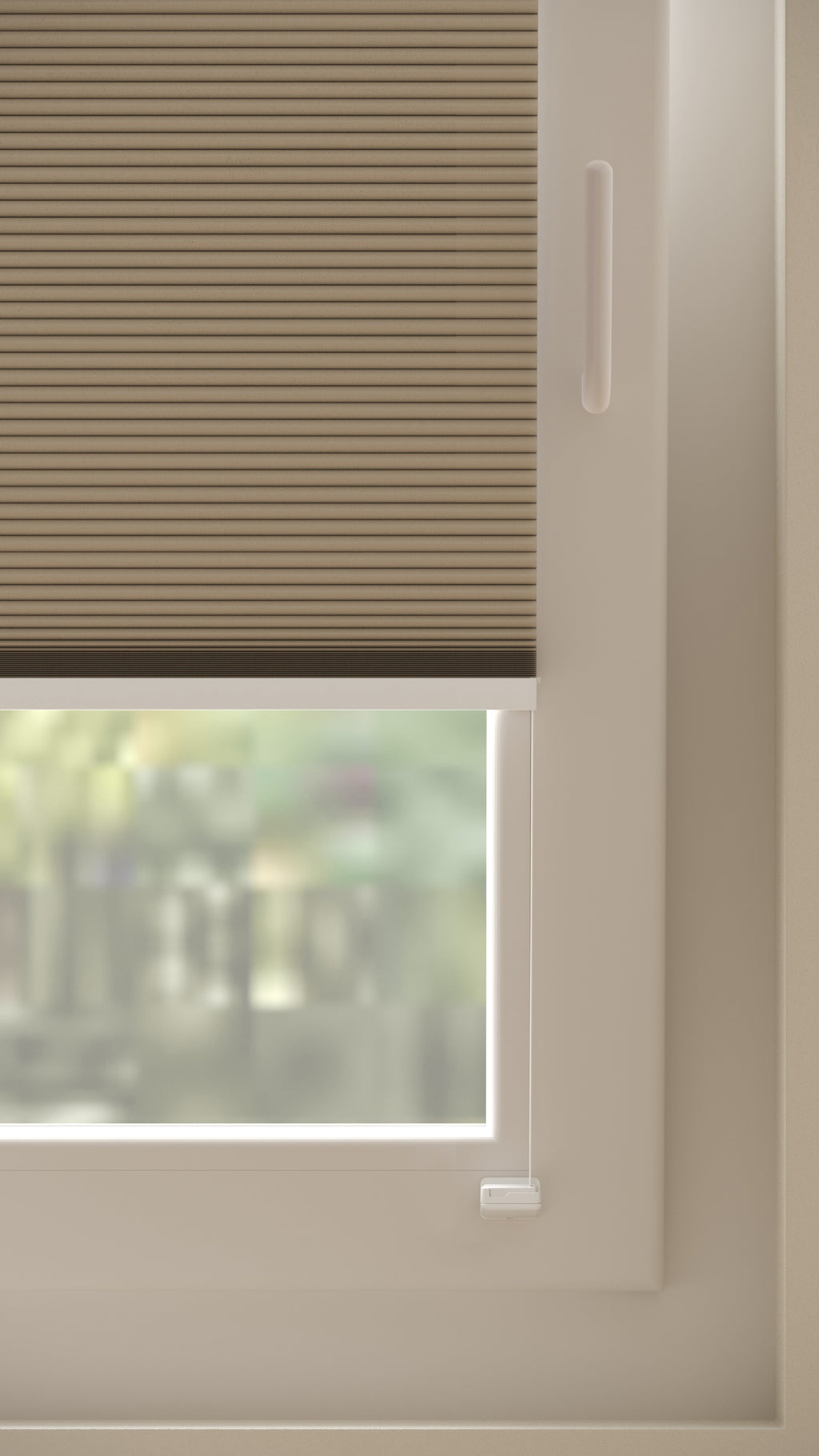 Plissé gordijnen Parijs Zand Verduister 5170 - Draai/kiep