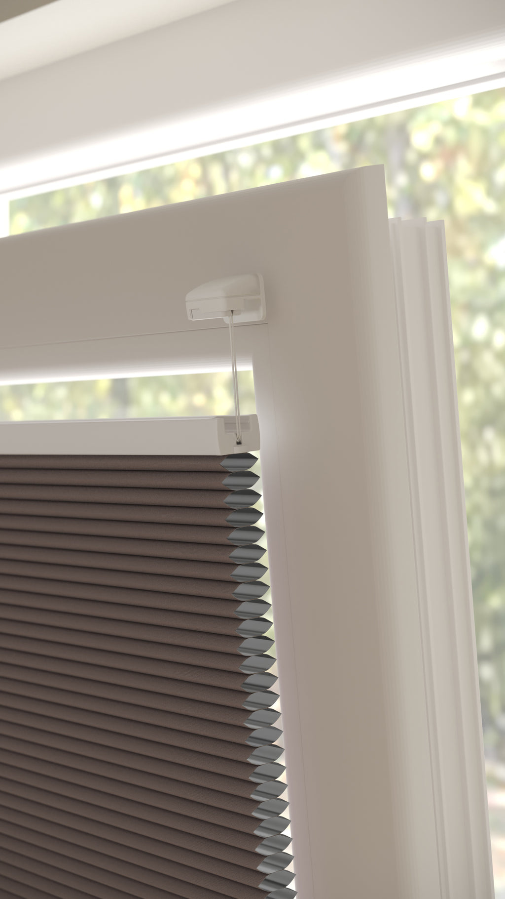 Plissé gordijnen Parijs Donkergrijs Verduister 5210 - Draai/kiep