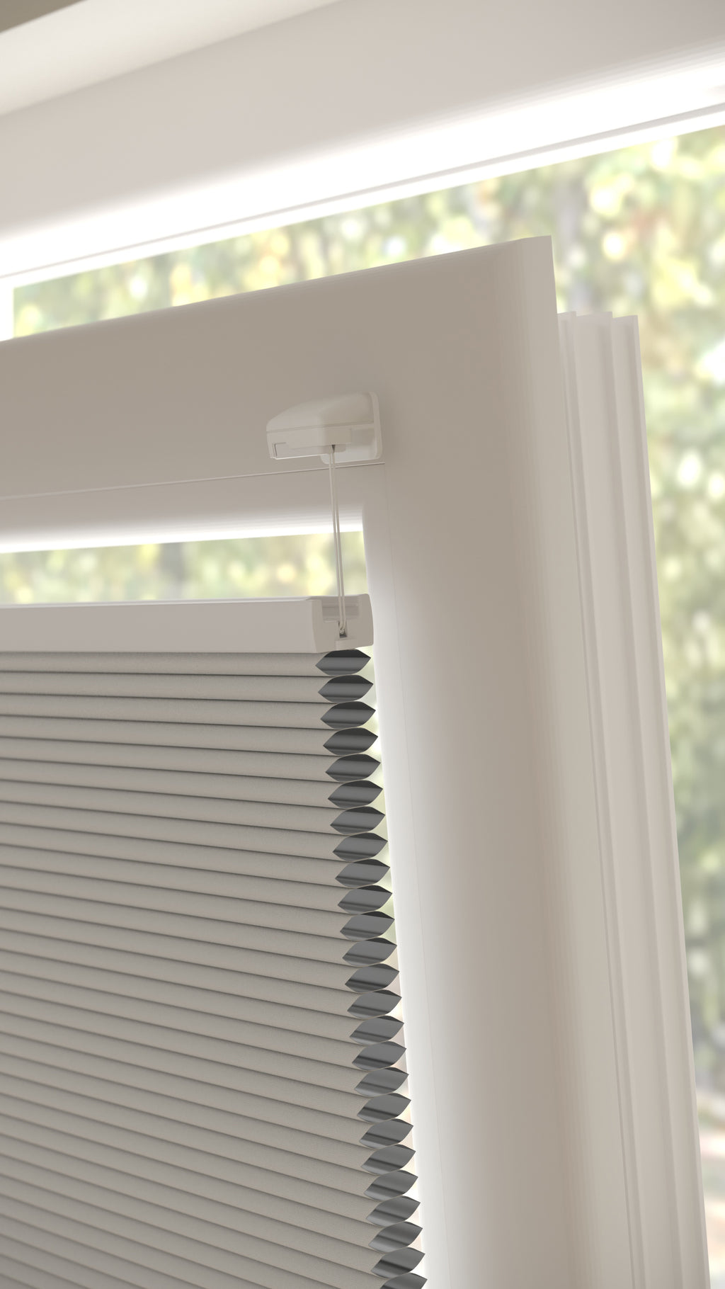 Plissé gordijnen Parijs Grijszand Verduister 5230 - Draai/kiep