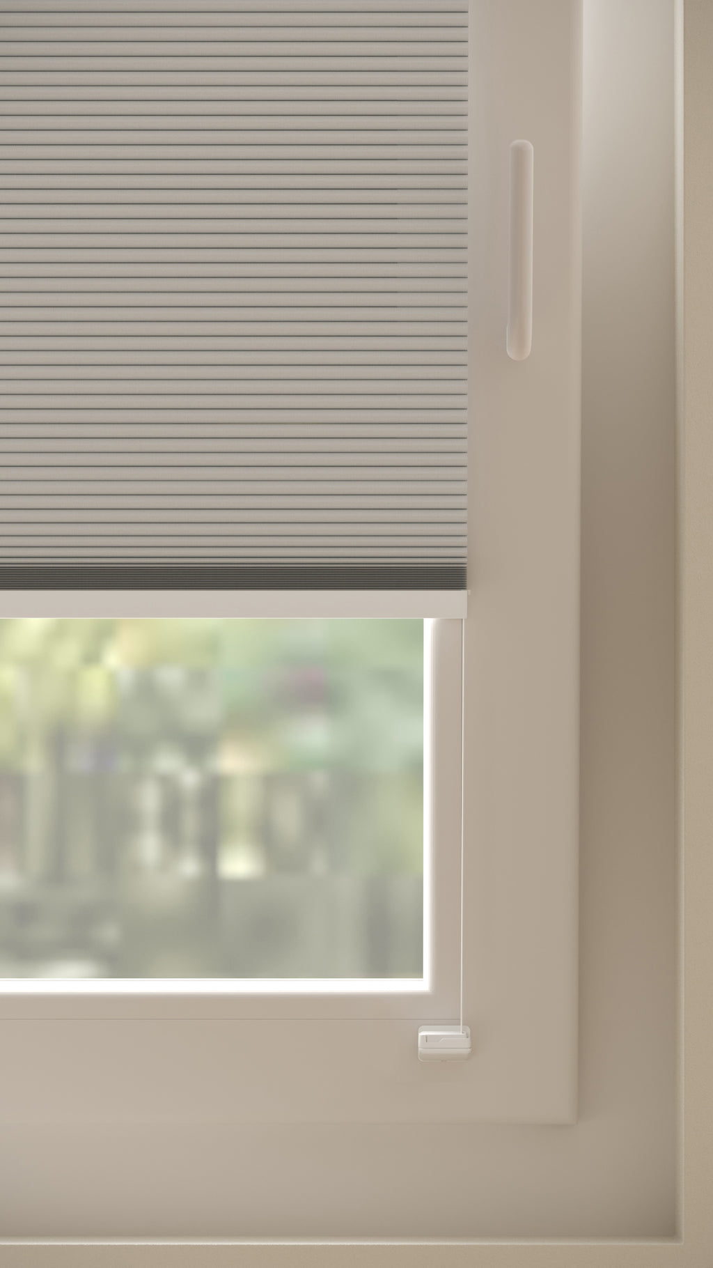 Plissé gordijnen Parijs Grijszand Verduister 5230 - Draai/kiep