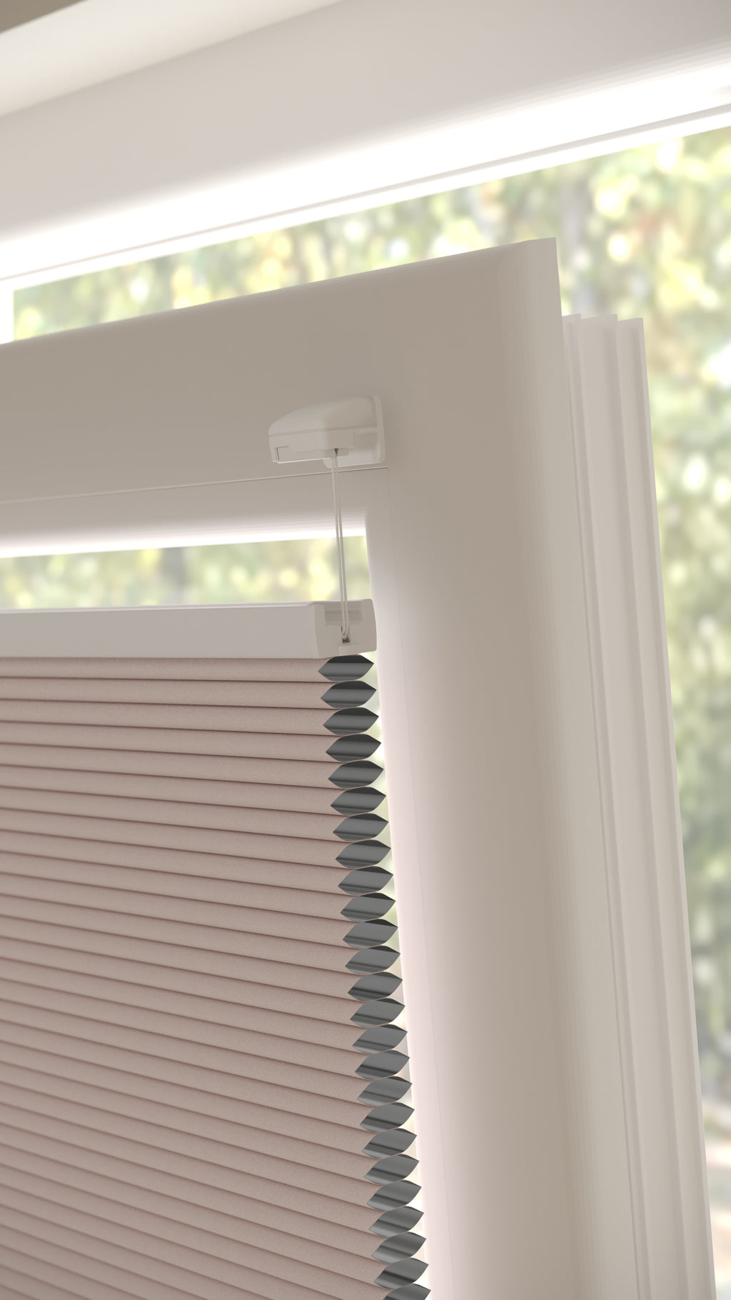 Plissé gordijnen Parijs Oud Roze Verduister 746-04 - Draai/kiep