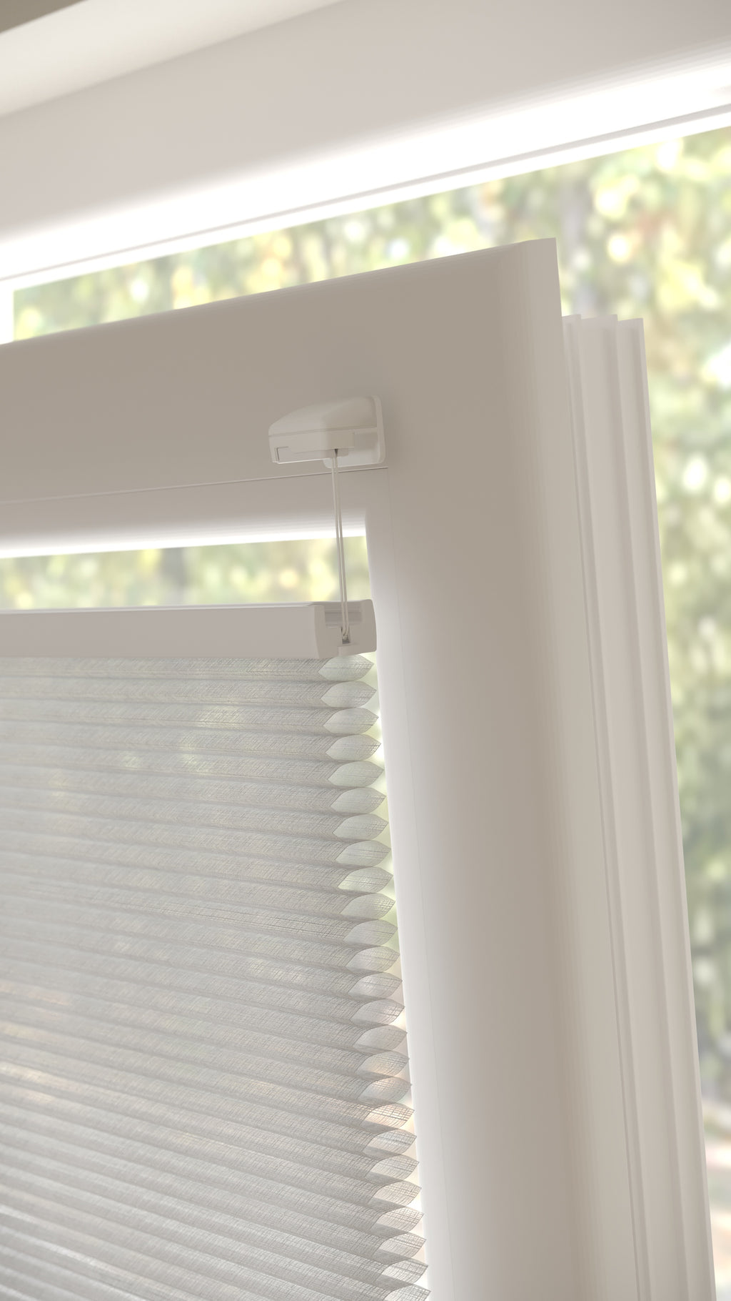 Plissé gordijnen Saint-Tropez Lichtgrijs 04 - Draai/kiep