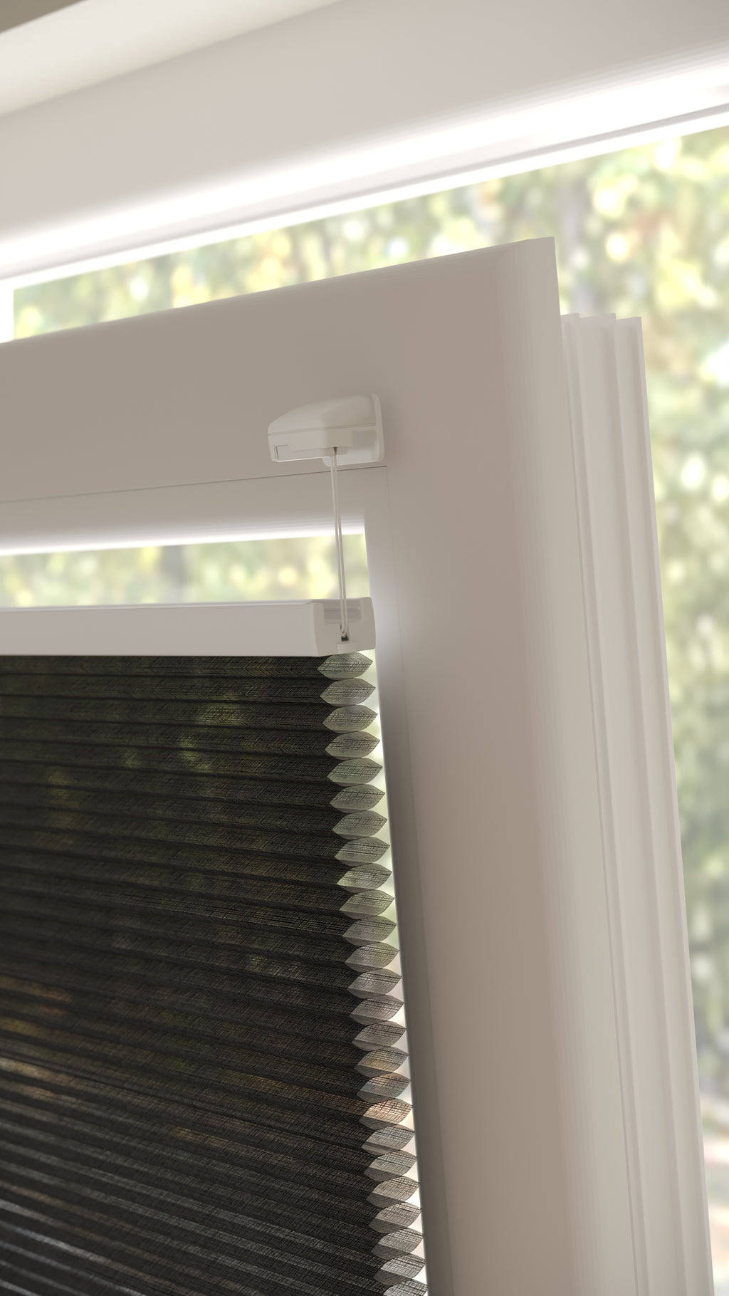 Plissé gordijnen Saint-Tropez Antraciet 05 - Draai/kiep