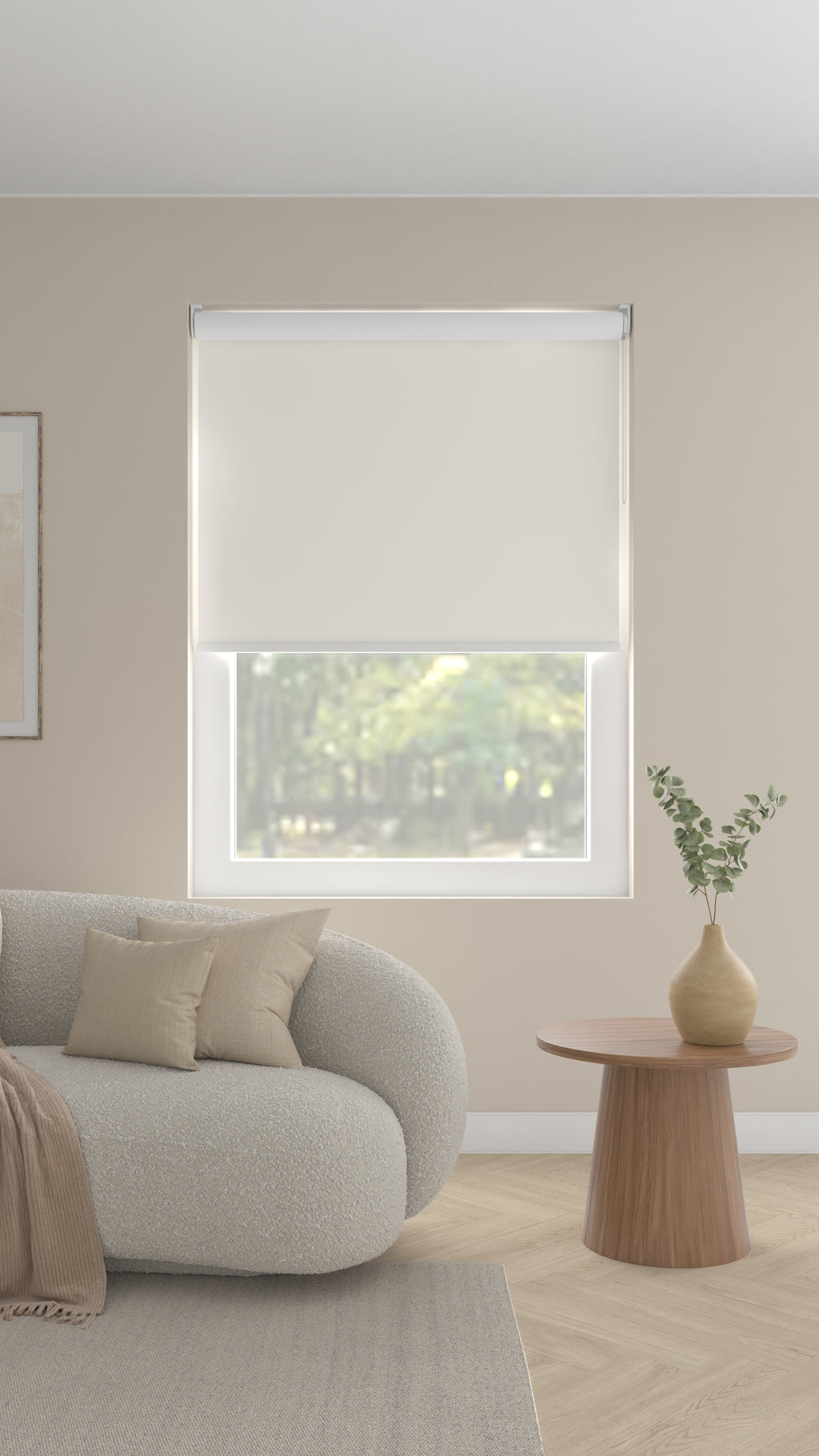 Elektrisch Rolgordijn Napoli verduister Beige 5180