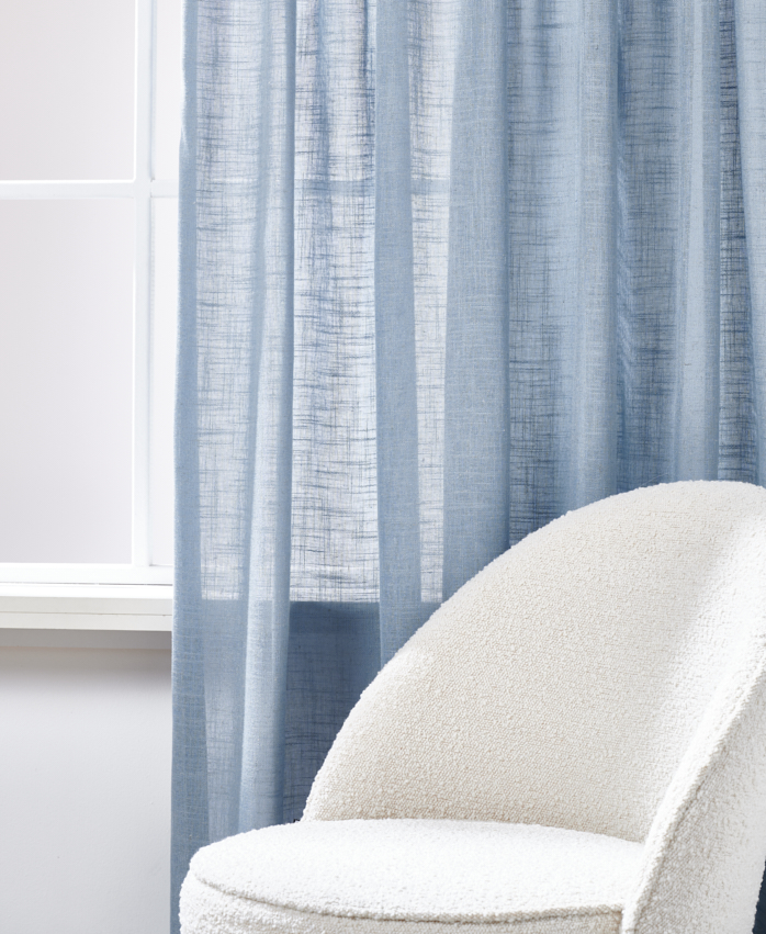 Inbetween Mallorca Linnen Blauw 395 Afbeelding 1