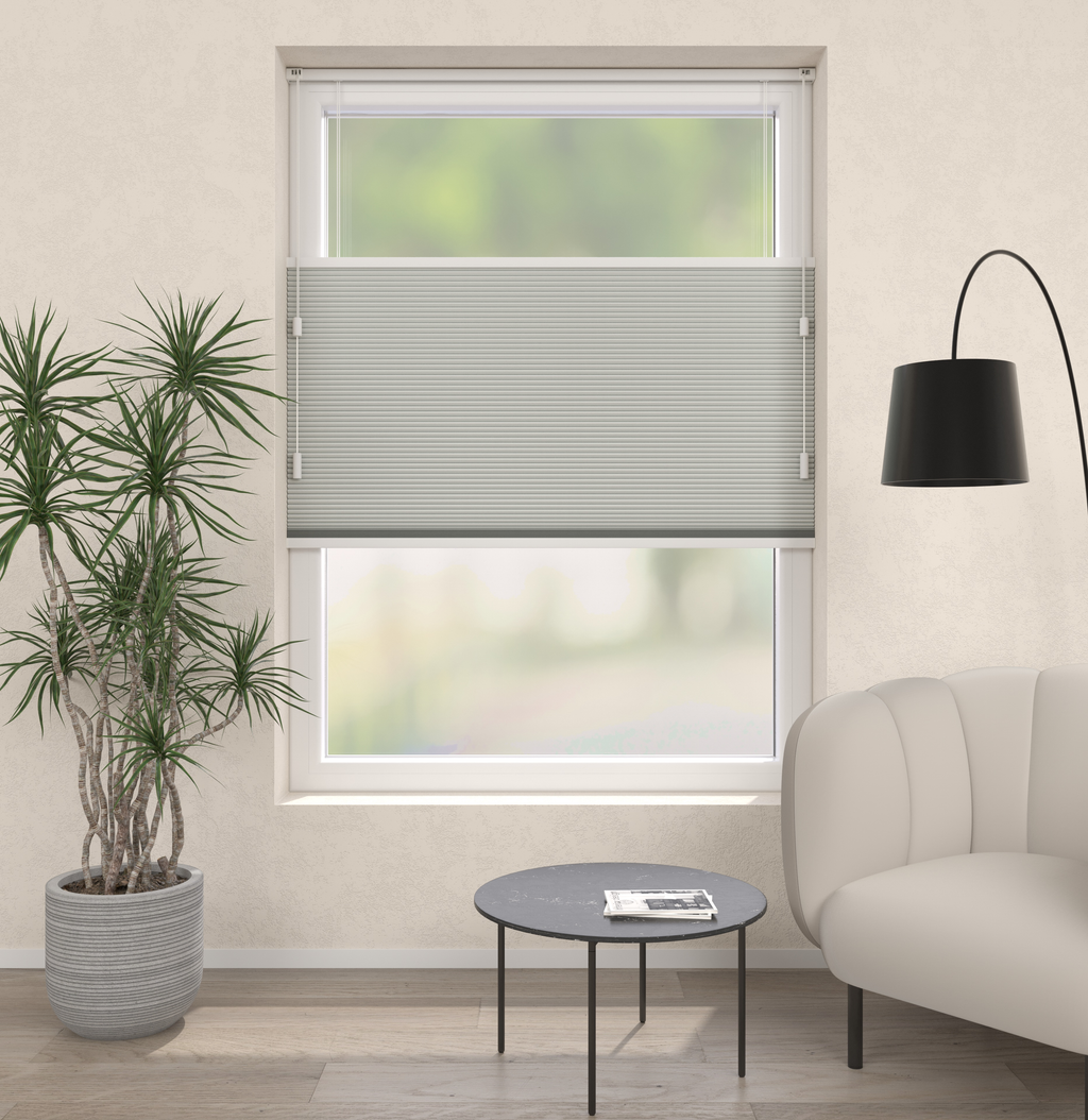 Plissé Gordijn Parijs Grijszand 230 Afbeelding 1