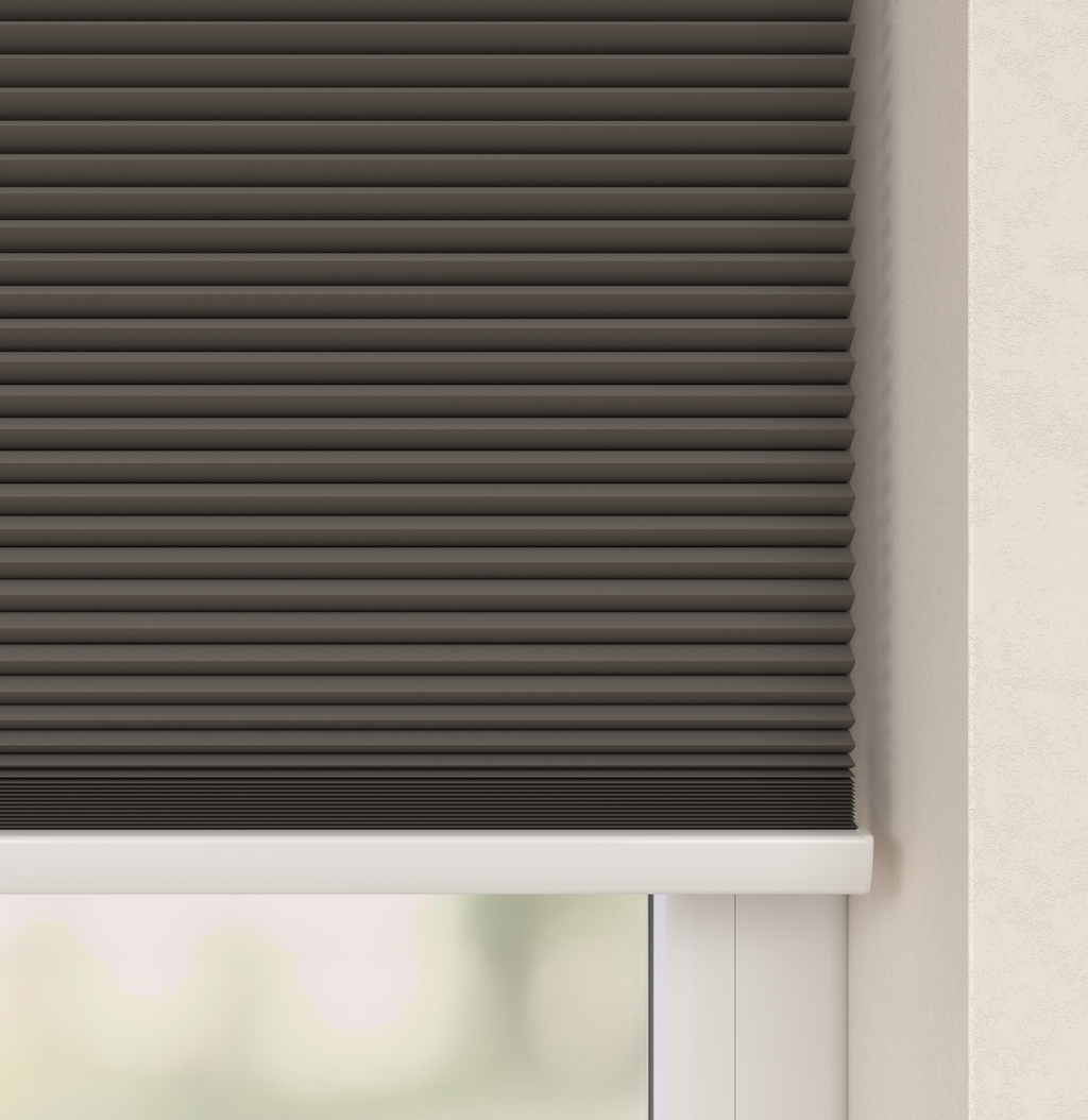 Elektrisch Plissé Gordijn Parijs Antraciet Verduister 5200 Afbeelding 2