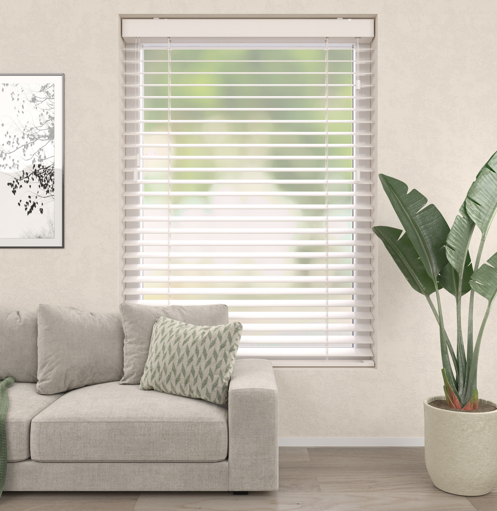 Bamboe Jaloezie Lichtbeige Afbeelding 1