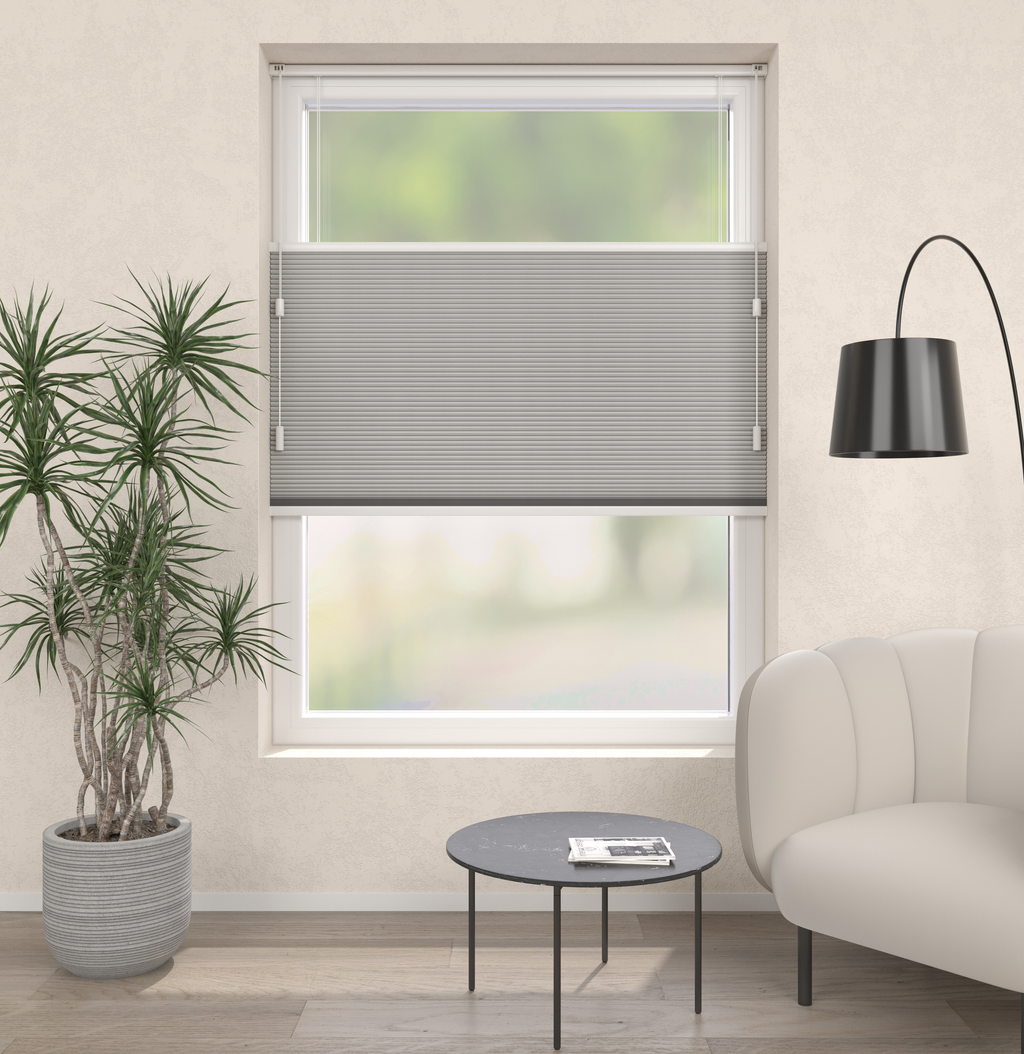 Plissé Gordijn Trend Lichtgrijs Verduister 11 Afbeelding 1