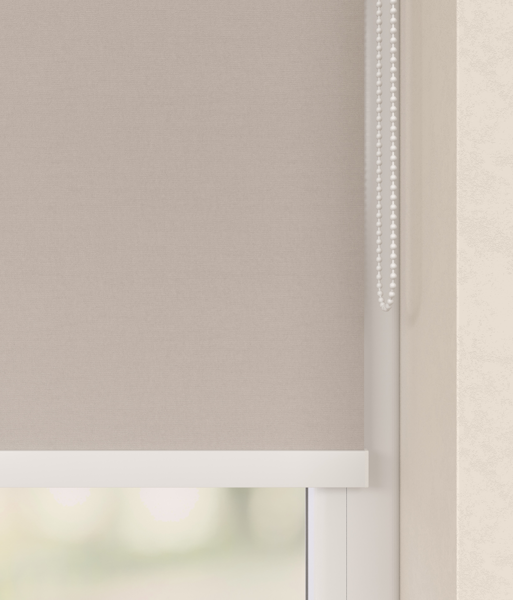 Elektrisch Rolgordijn Milaan Velours Grijszand 3900 Afbeelding 2