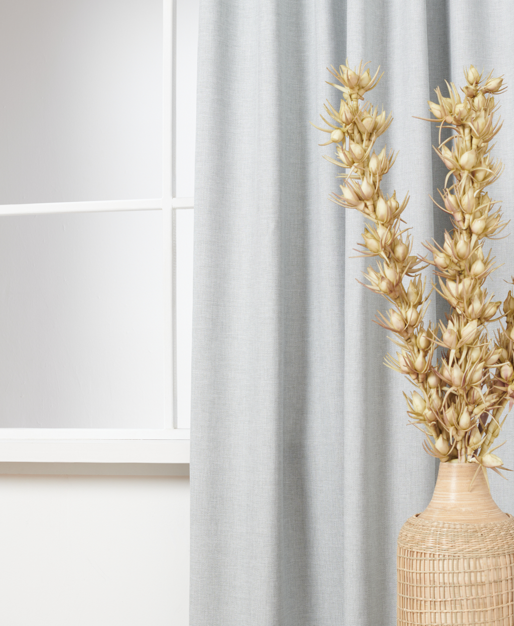 Gordijn Arlette Linnenlook Lichtgrijs 4105 Afbeelding 2