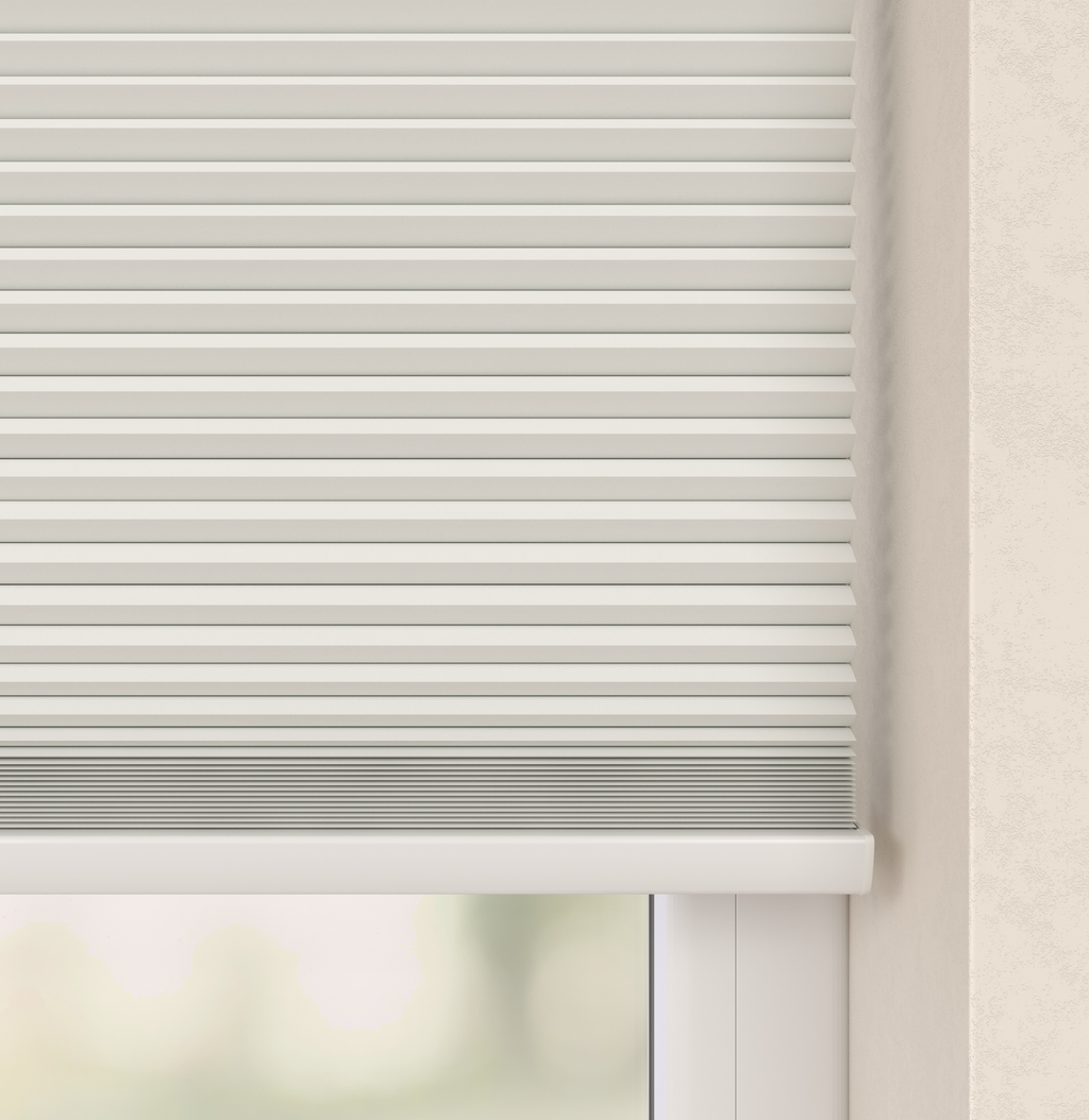 Elektrisch Plissé Gordijn Monaco Wit Verduister 01 Afbeelding 2