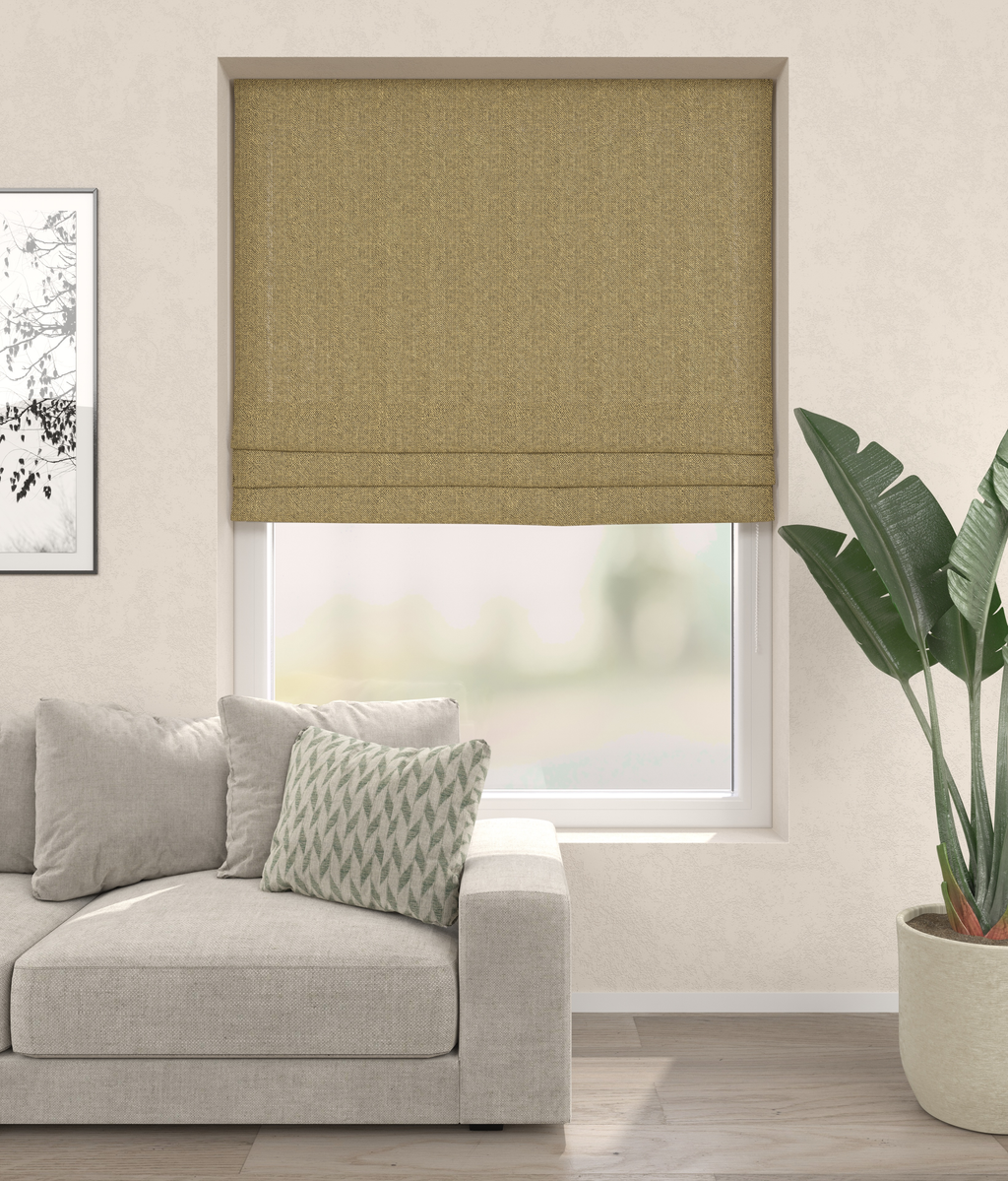 Vouwgordijn Tinto Geel 2317 Afbeelding 1