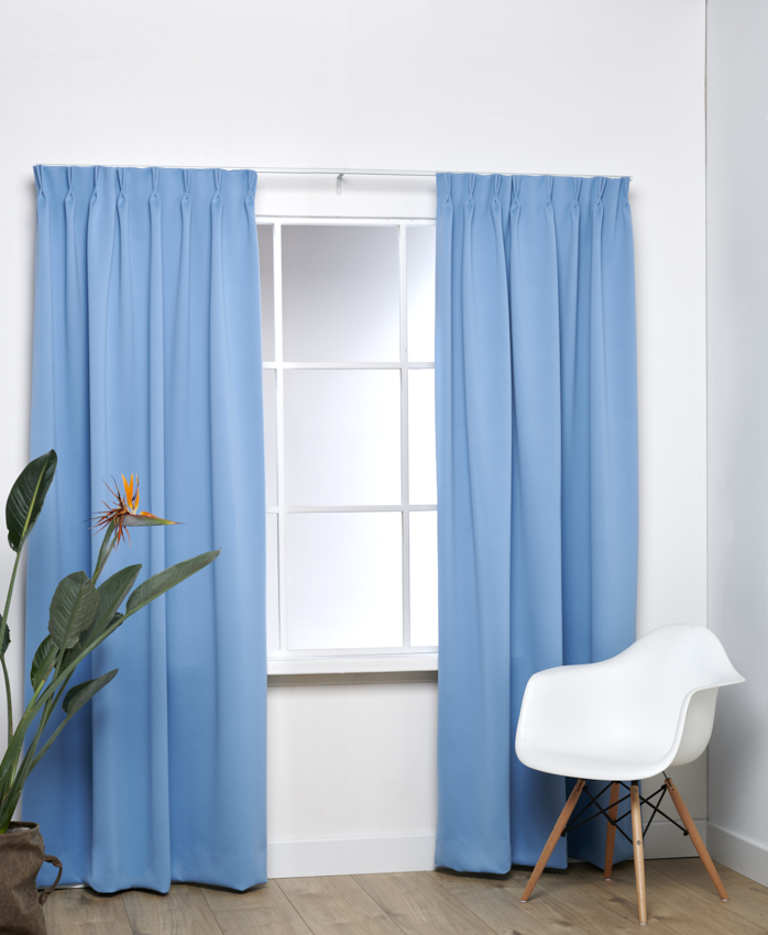 Gordijn Verduistergordijn Lichtblauw Afbeelding 2