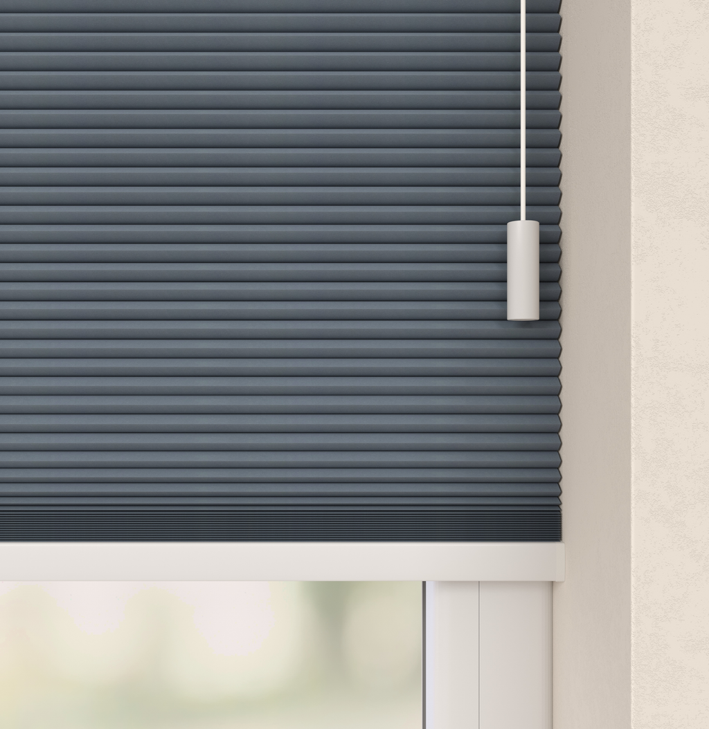 Plissé Gordijn Trend Staalblauw 10 Afbeelding 2