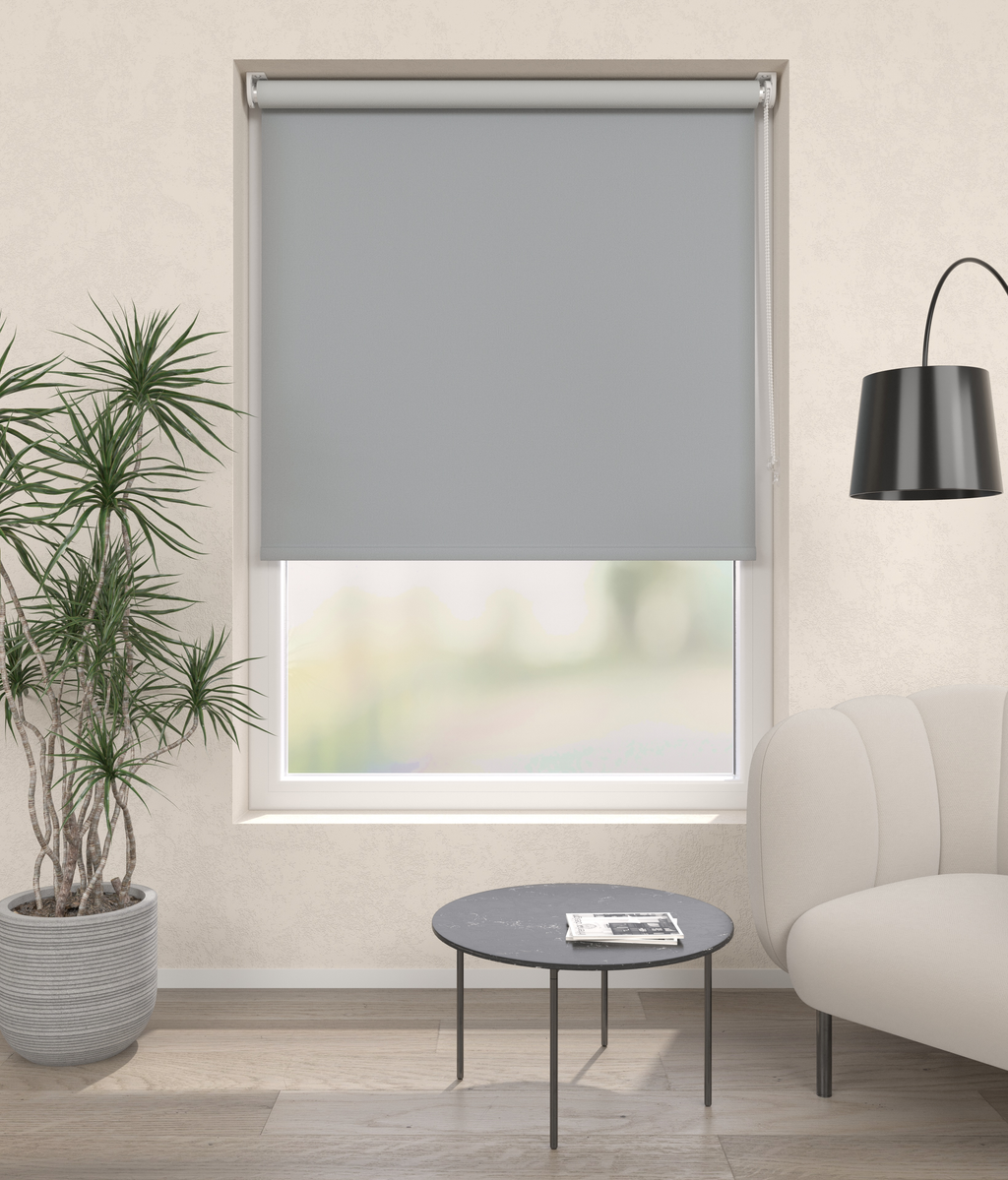 Rolgordijn Trend Rome Verduister Lichtgrijs 5600 Afbeelding 1