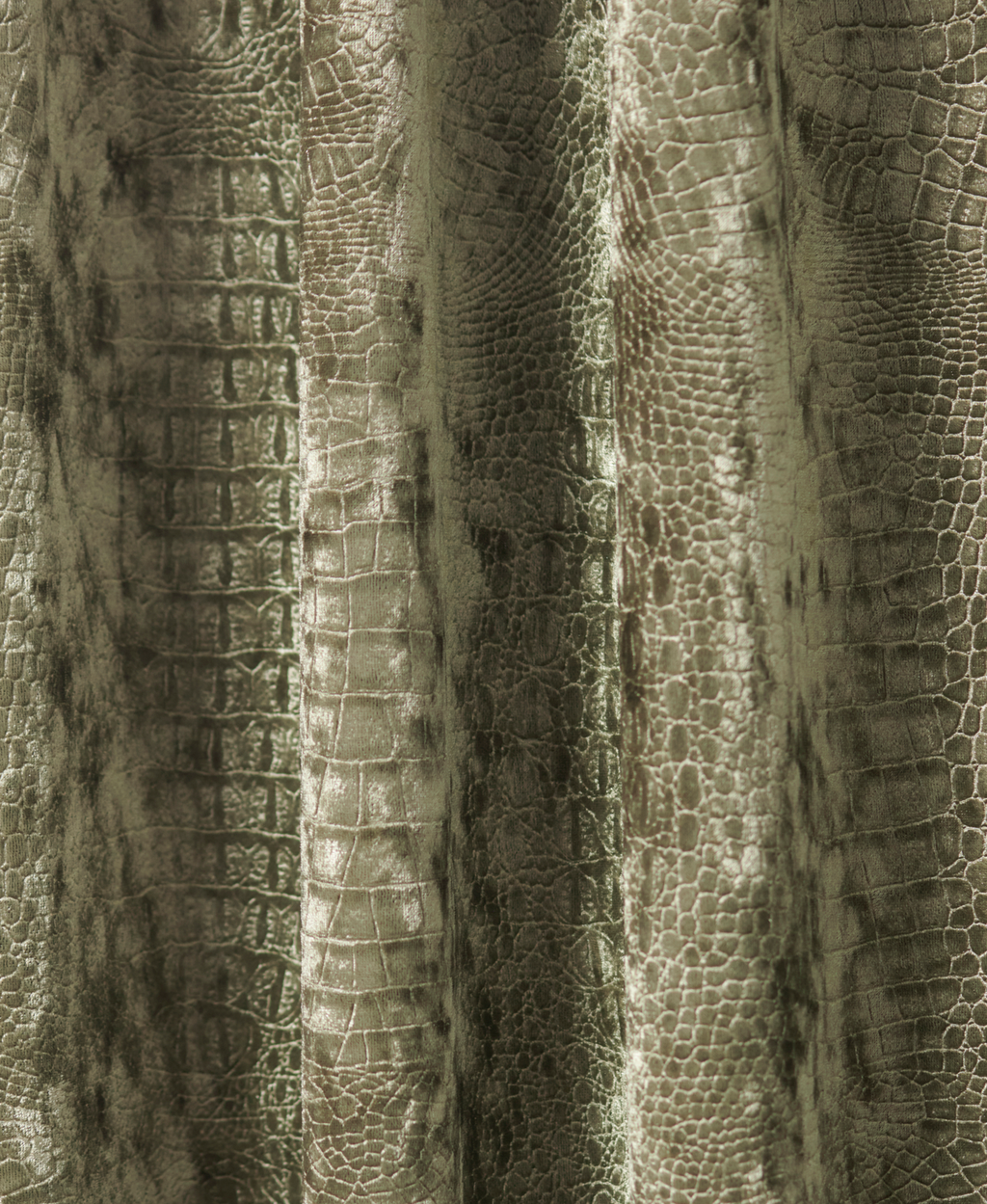 Gordijn Velvet Croco Groen 36 Afbeelding 1