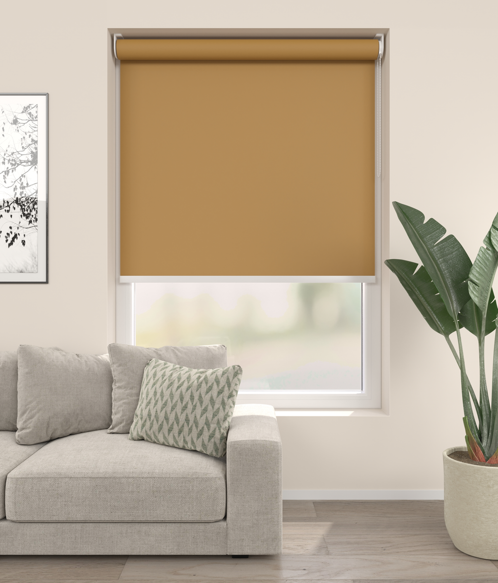 Rolgordijn Rome Mosterd 853 Afbeelding 1