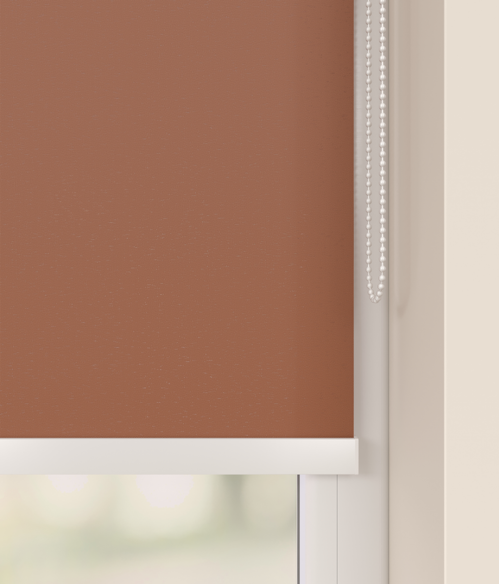 Elektrisch Rolgordijn Rome Mocha 824 Afbeelding 2