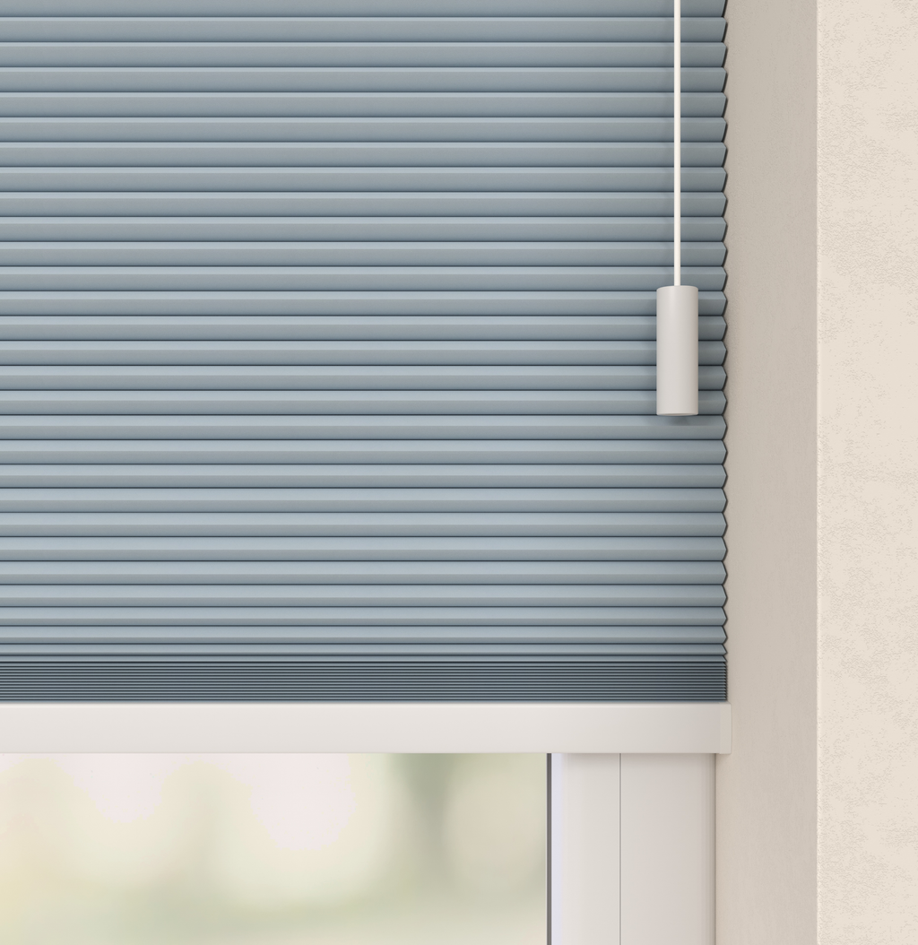 Plissé Gordijn Trend Zachtblauw Verduister 09 Afbeelding 2