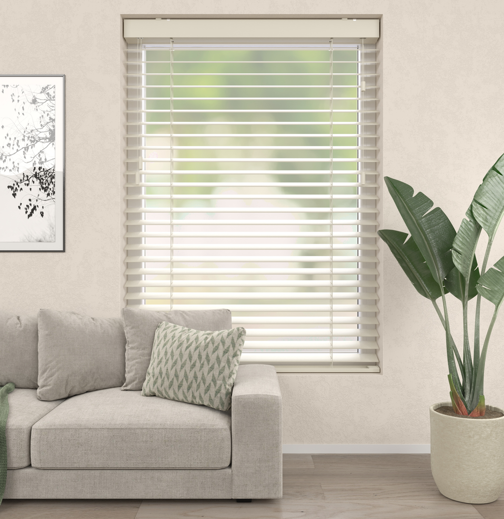 Houten Jaloezie Premium Zand Afbeelding 1