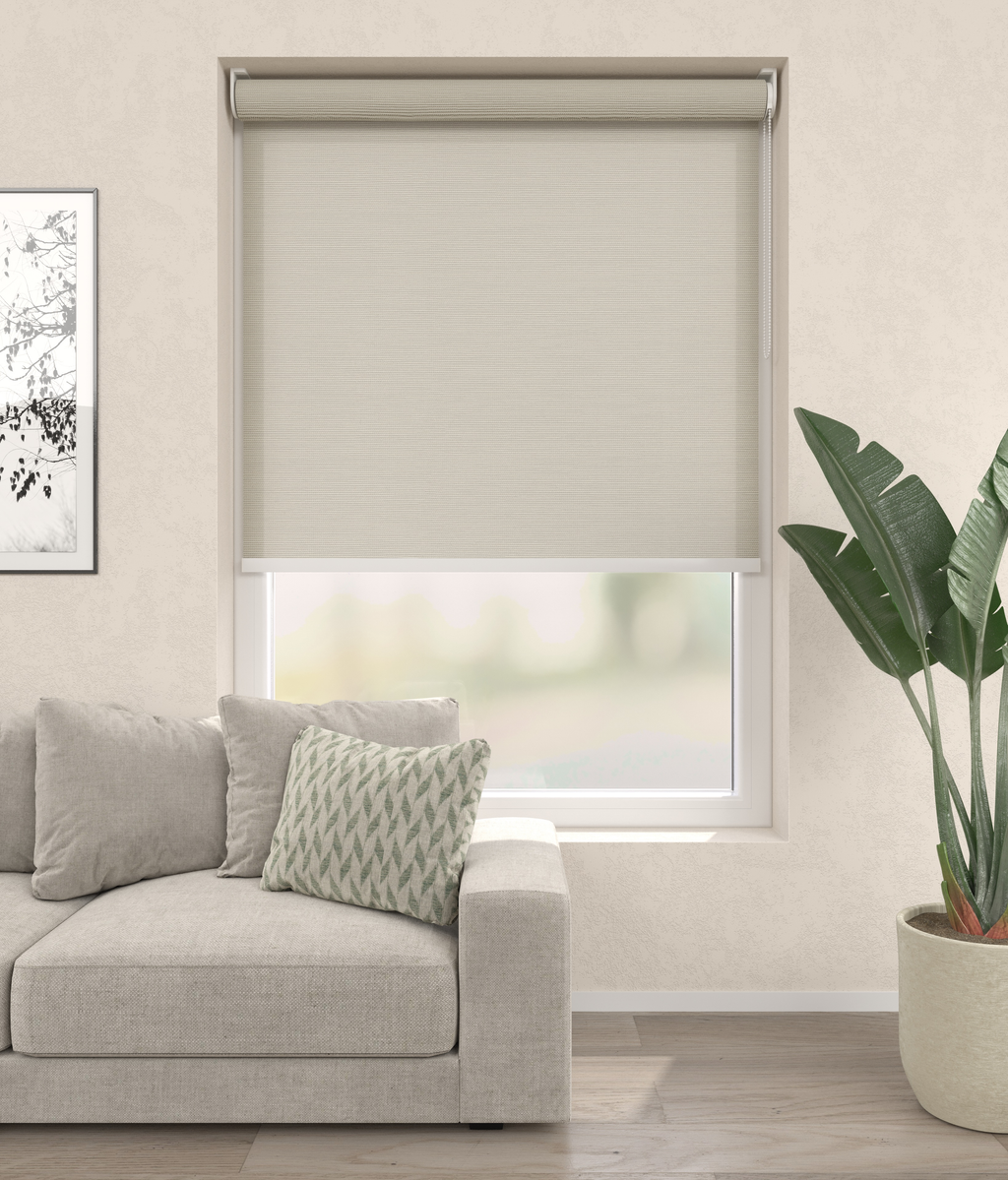 Elektrisch Rolgordijn Florence Zand 200 Afbeelding 1