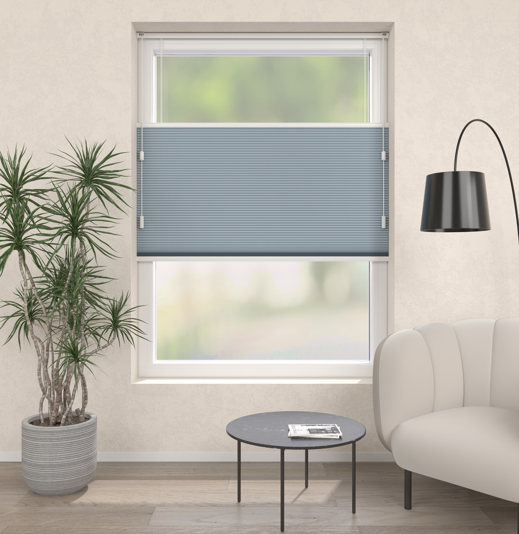 Plissé Gordijn Trend Zachtblauw Verduister 09 Afbeelding 1