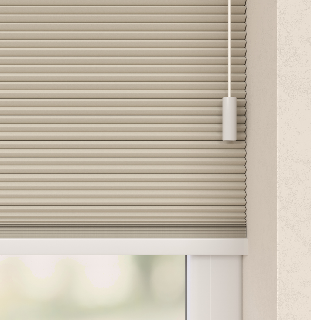 Plissé Gordijn Parijs Lichtzand Verduister 5160 Afbeelding 2