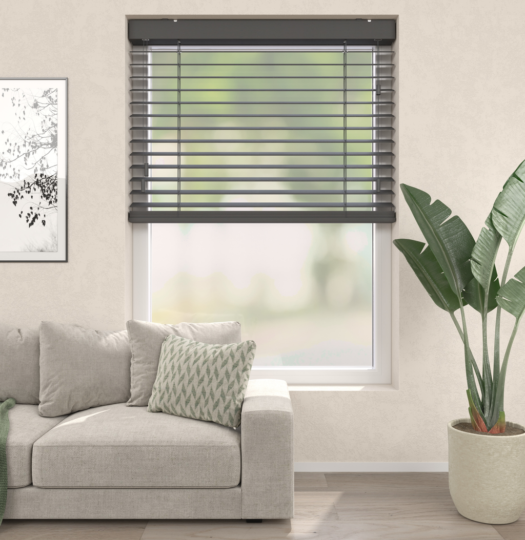 Bamboe Jaloezieën - Antraciet