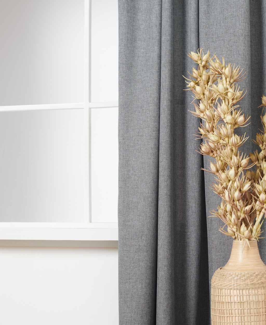 Gordijn Arlette Linnenlook Donkergrijs 4006 Afbeelding 2