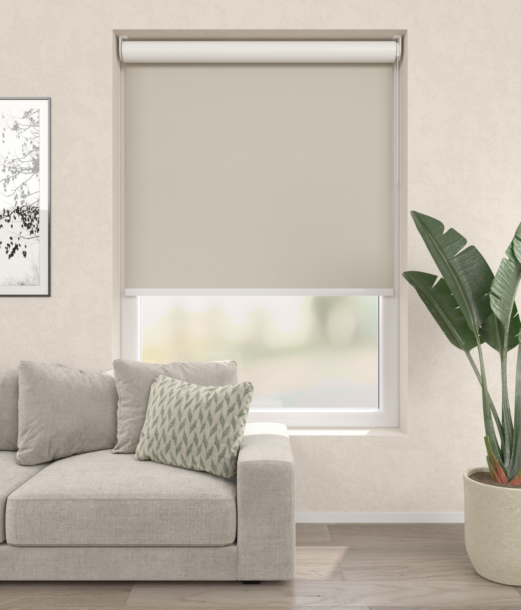 Rolgordijn Bologna Verduister Ivoor 7700 Afbeelding 1