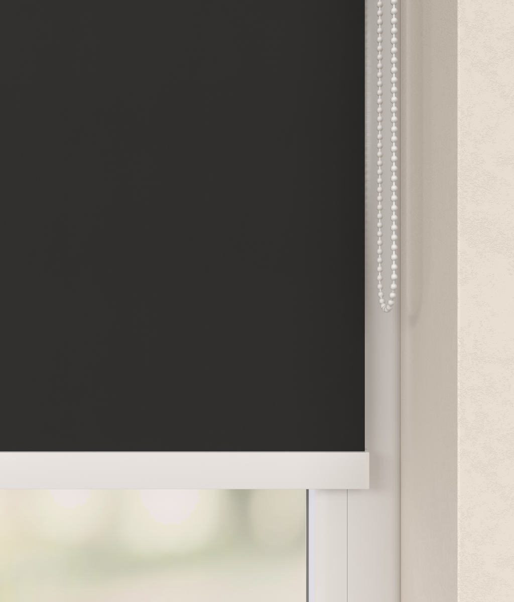 Elektrisch Rolgordijn Rome Verduister Zwart 6320 Afbeelding 2