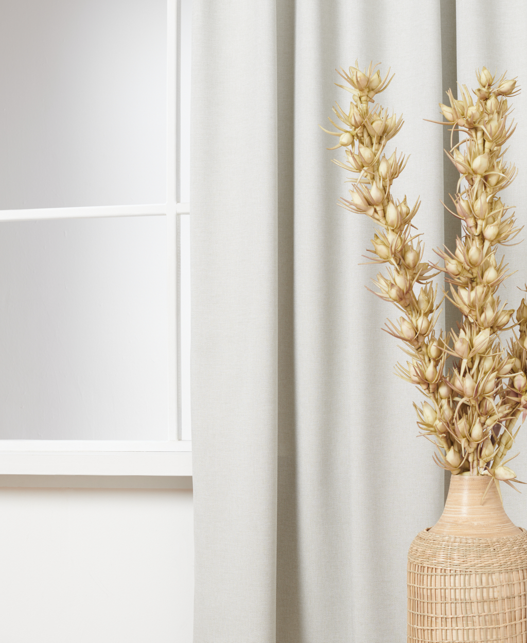 Gordijn Arlette Linnenlook Lichtbeige 4002 Afbeelding 2