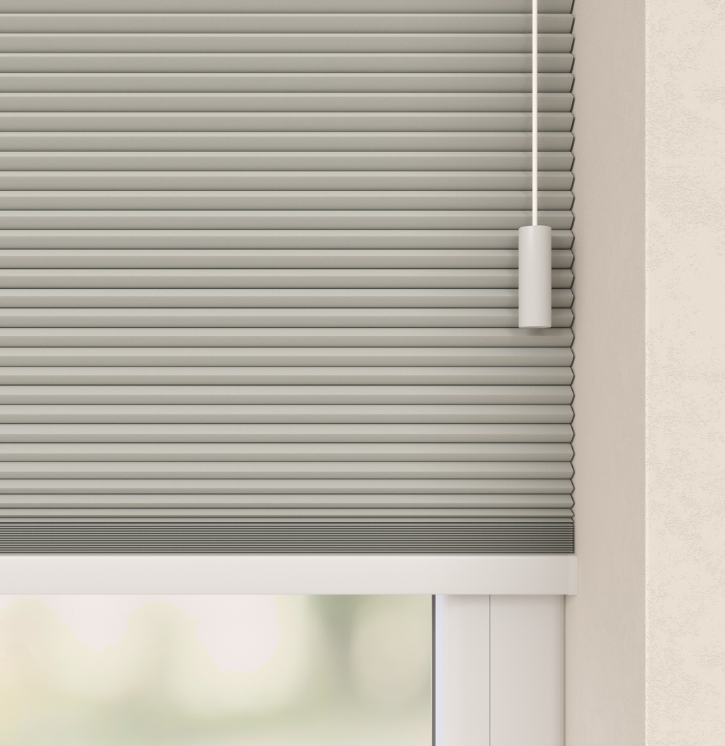 Plissé Gordijn Parijs Grijszand Verduister 5230 Afbeelding 2