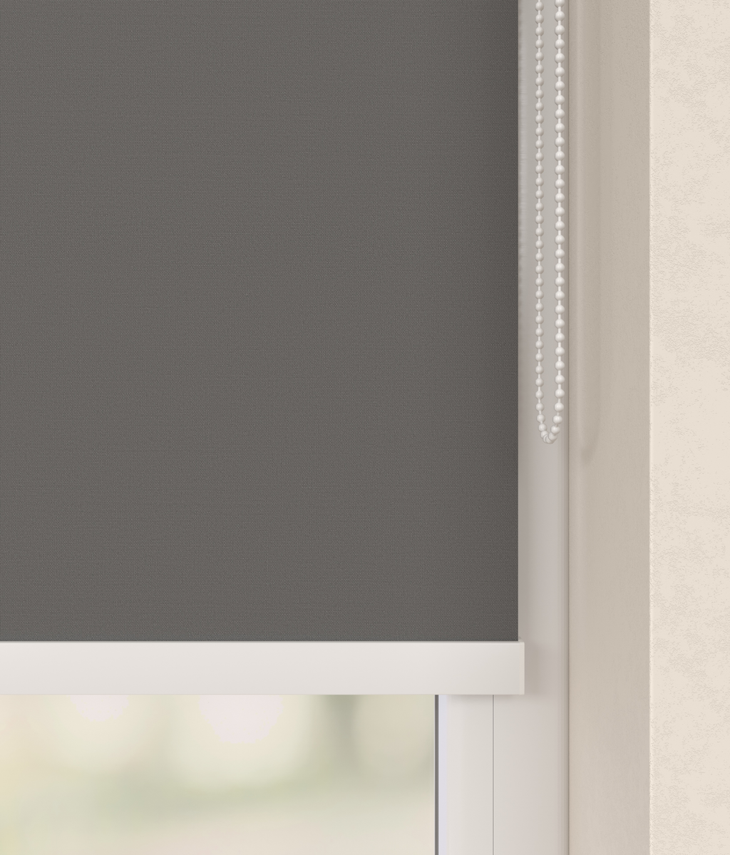 Elektrisch Rolgordijn Bologna Verduister Antraciet 7600