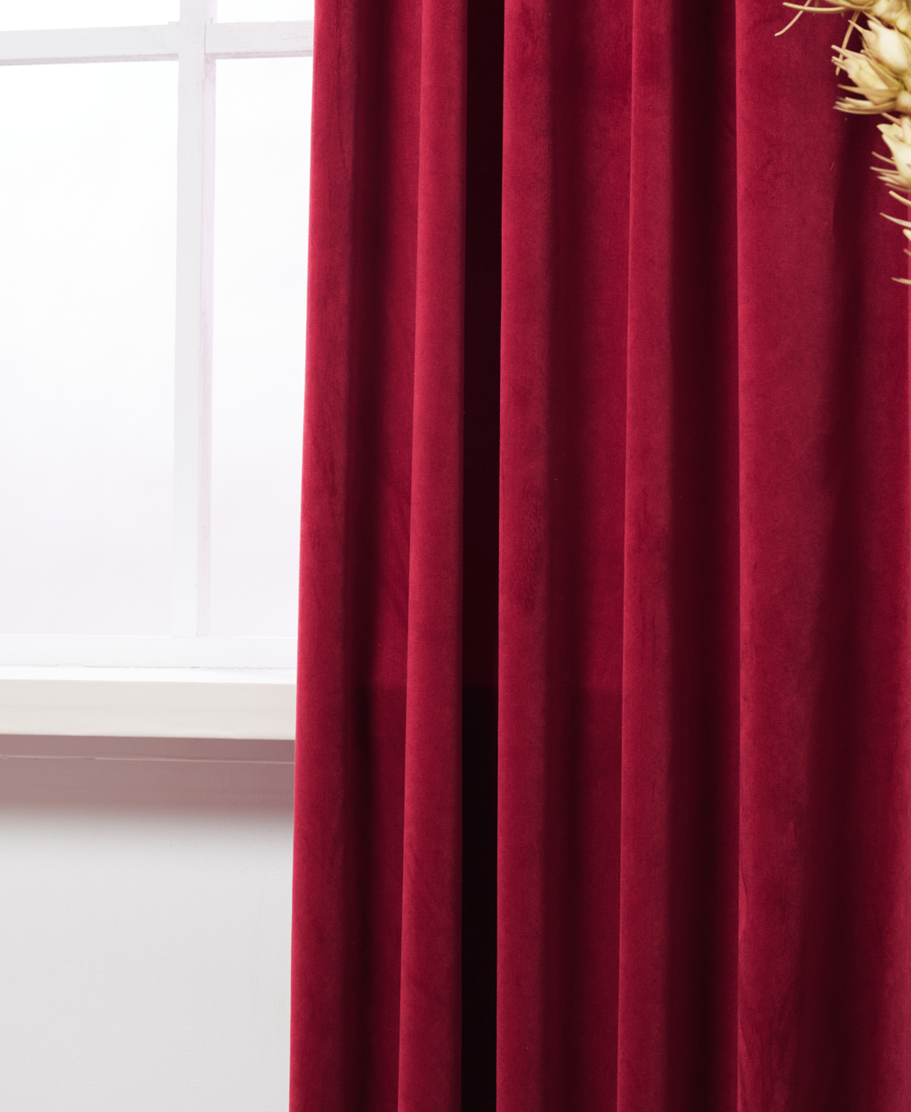 Gordijn Luxury Velvet Rood 200 Afbeelding 2