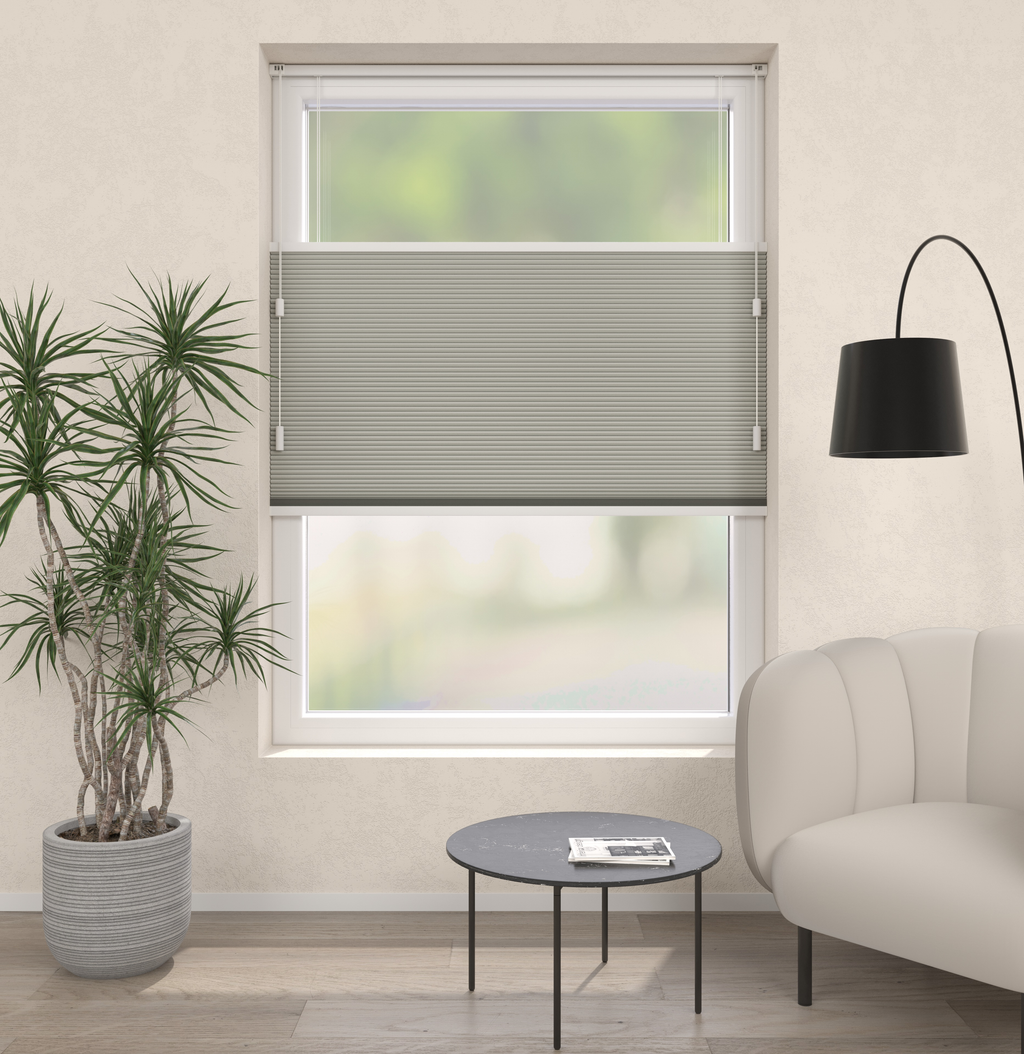 Plissé Gordijn Monaco Lichtgrijs 10 Afbeelding 1