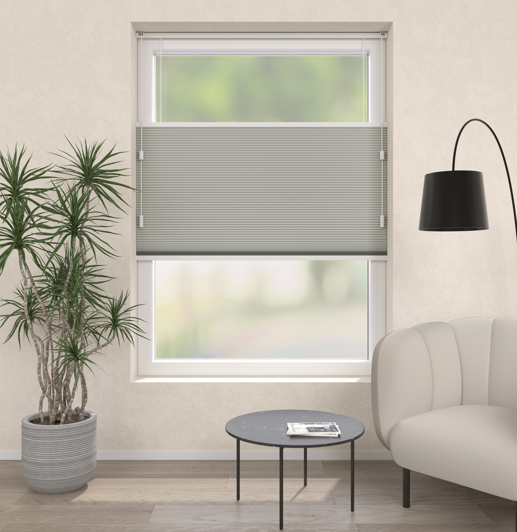 Plissé Gordijn Monaco Lichtgrijs Verduister 10 Afbeelding 1