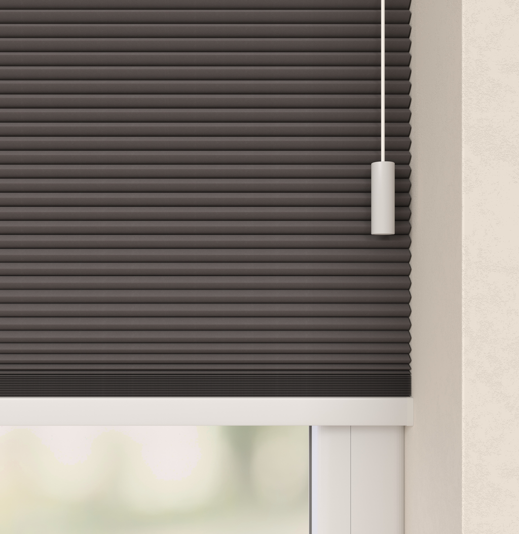 Plissé Gordijn Parijs Donkergrijs 210 Afbeelding 2