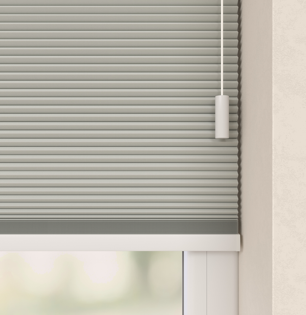 Plissé Gordijn Monaco Lichtgrijs Verduister 10 Afbeelding 2