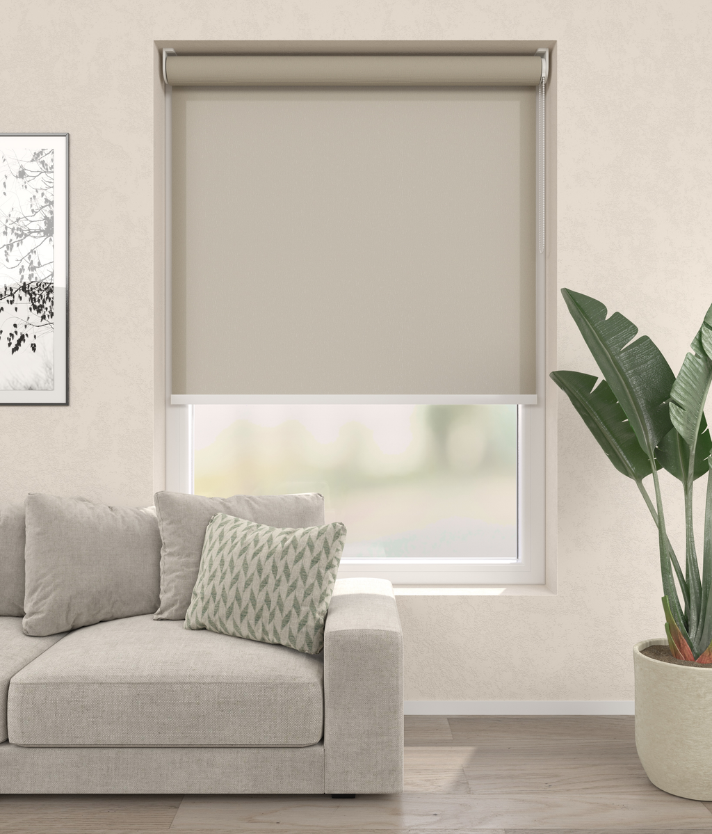 Rolgordijn Rome Lichtzand 220 Afbeelding 1