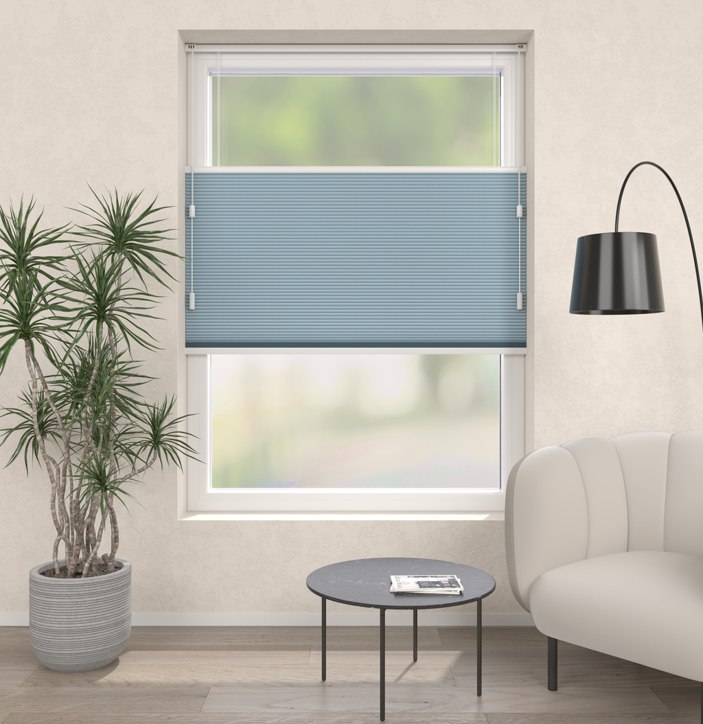 Plissé Gordijn Trend Zachtblauw 09 Afbeelding 1