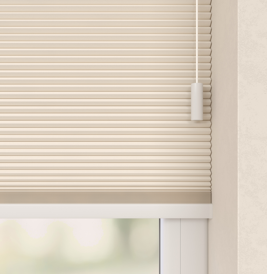 Plissé Gordijn Parijs Lichtbeige 110 Afbeelding 2